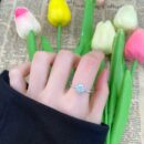 Round Brilliant Cut Halo Engagement Ring