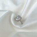 Radiant-Cut Halo Engagement Ring