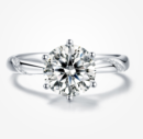 Round-Cut Solitaire Engagement Ring