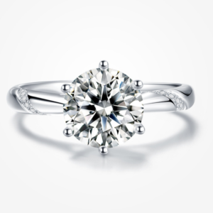 Round-Cut Solitaire Engagement Ring