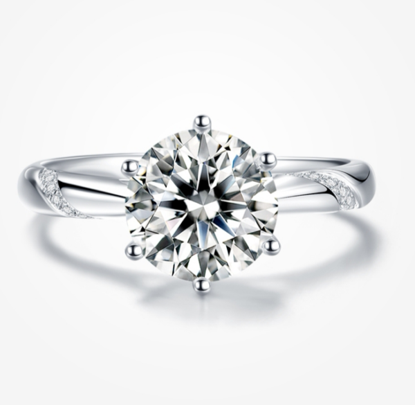 Round-Cut Solitaire Engagement Ring