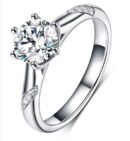 Round-Cut Solitaire Engagement Ring