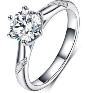 Round-Cut Solitaire Engagement Ring