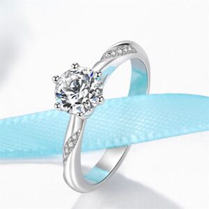 Round-Cut Solitaire Engagement Ring