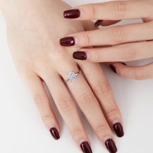 Radiant-Cut Solitaire Engagement Ring