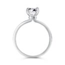 Radiant-Cut Solitaire Engagement Ring