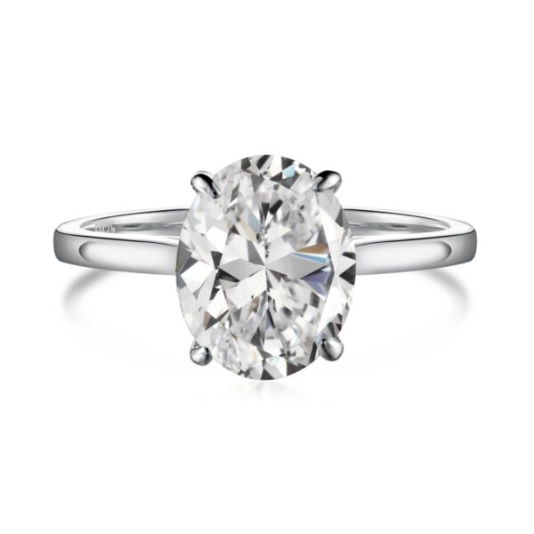 The Oval Elegance Solitaire Engagement Ring