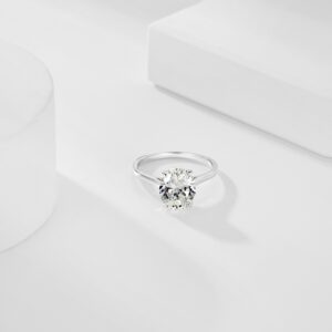 The Oval Elegance Solitaire Engagement Ring