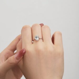 The Oval Elegance Solitaire Engagement Ring