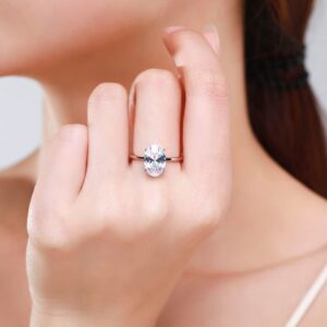 Oval-Cut Solitaire Engagement Ring