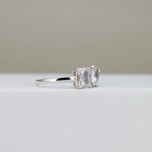 Toi et Moi Radiant & Oval Cut Ring