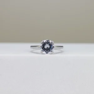 Round-Cut Solitaire Engagement Ring