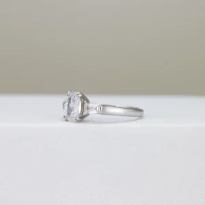 Oval-Cut Three-Stone Engagement Ring