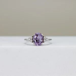 Oval-Cut Engagement Ring