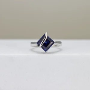 Princess-Cut Solitaire Engagement Ring